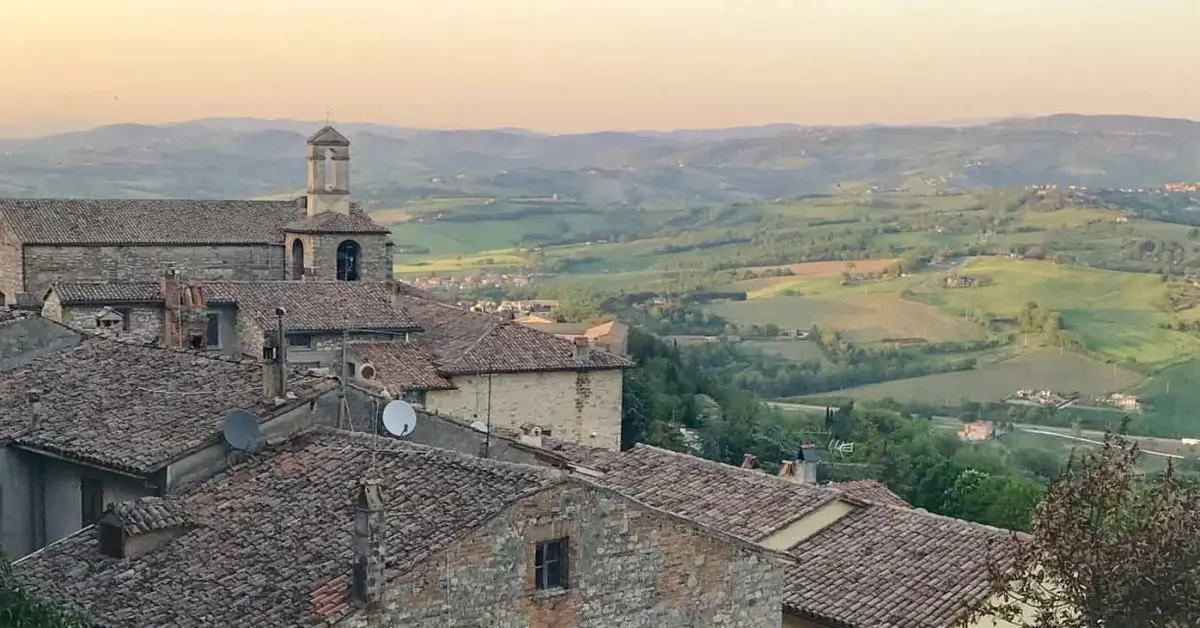 Umbria Todi Sunset