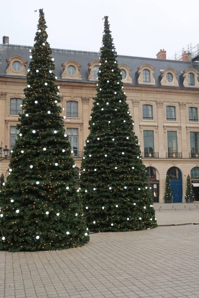 Paris Place de la Madeleine at Christmas