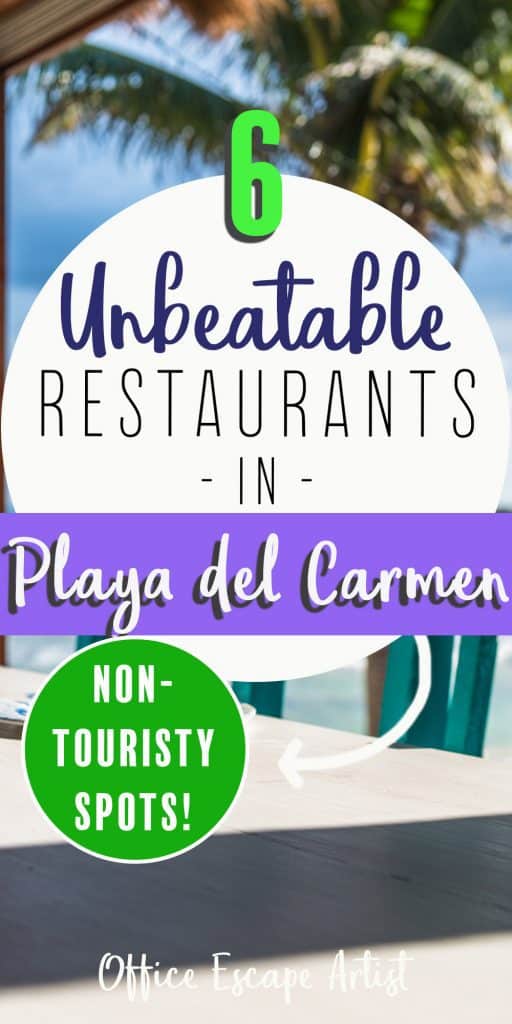 Great Places to Eat in Playa del Carmen