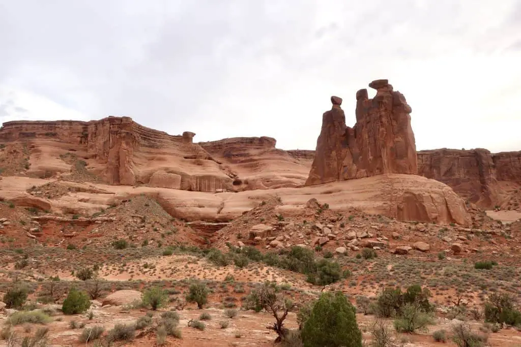 Three Gossips - Arches National Park 1 Day Itinerary