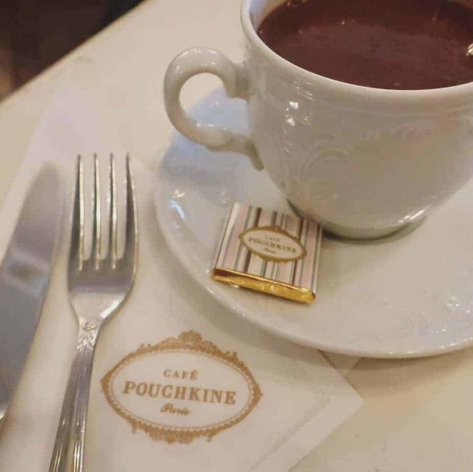 Cafe Pouchkin: Best Hot Chocolate in Paris