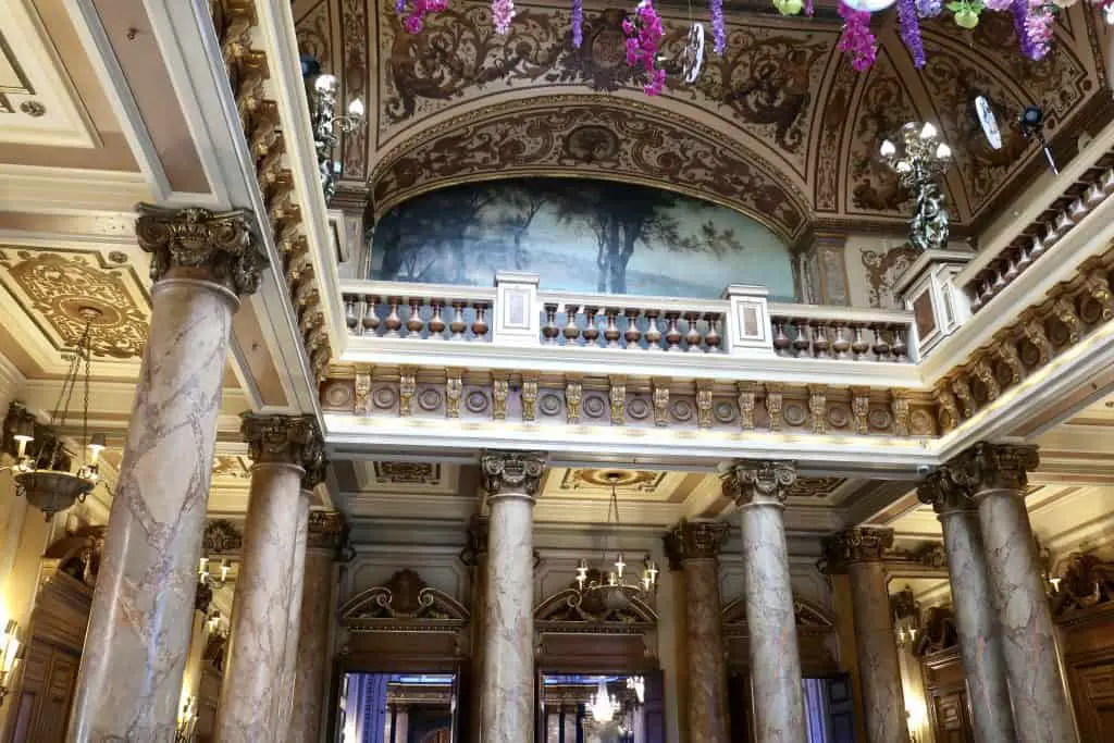 The Monte Carlo Casino entry atrium